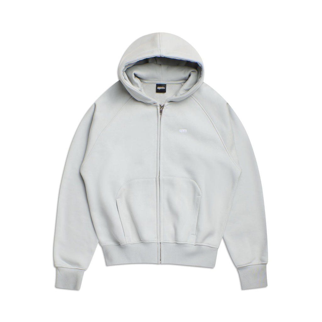 ZIP HOODIE SMOKE GREY