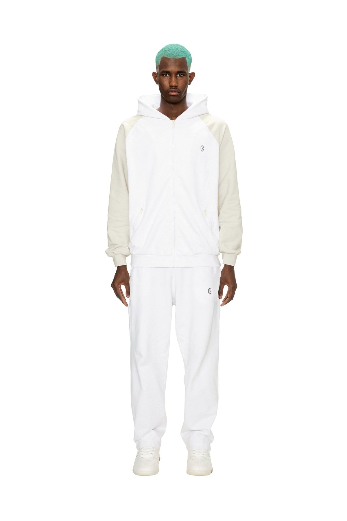 2-TONE HOODIE WHITE